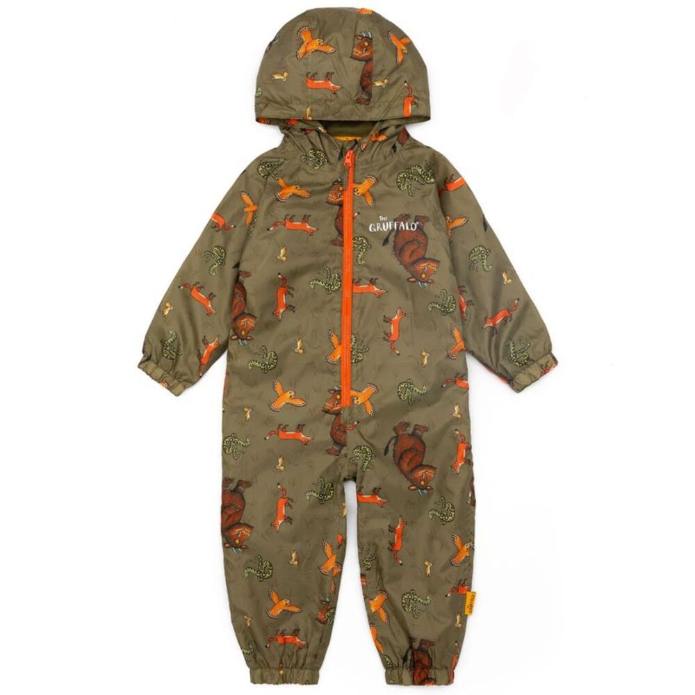 Kids Gruffalo Green Raincoat